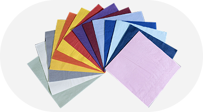 Barevné papírové ubrousky