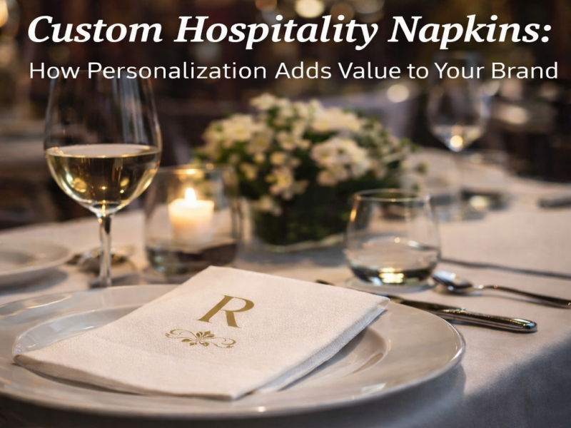 Ubrousky pro pohostinství na míru: Jak personalizace přidává hodnotu vaší značce